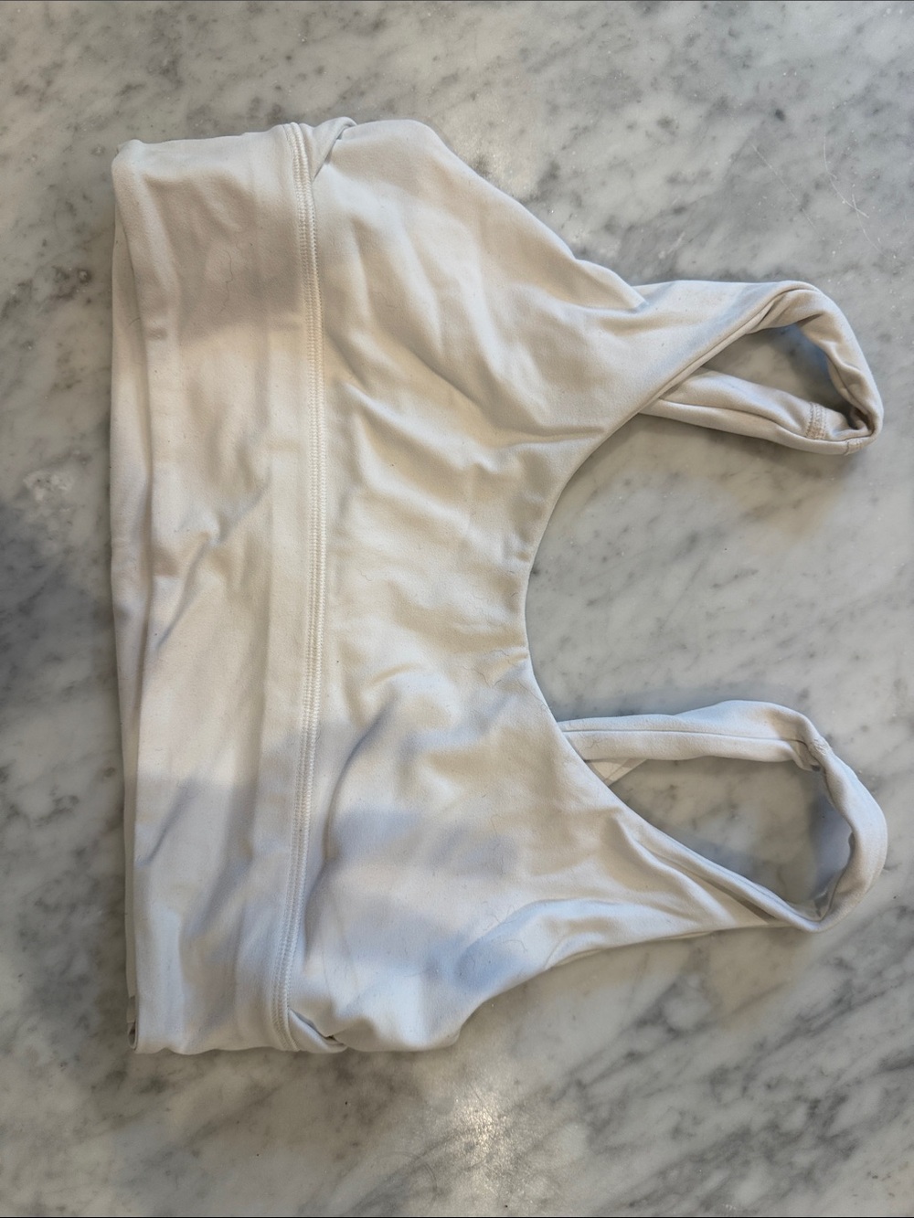 lululemon athletica Off-White/Light Cream Performance Sports Bra
